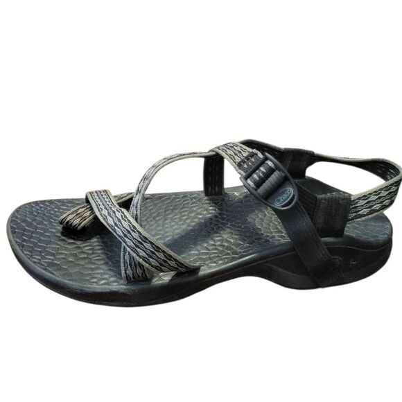 Chaco Men's Sandals Gray Adjustable Ankle Strap Size 13 - Picture 1 of 11
